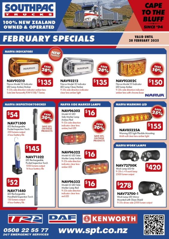 February Specials